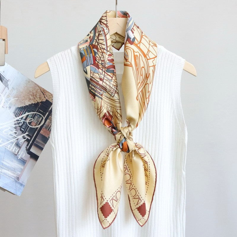 Horse Silk Square Scarf