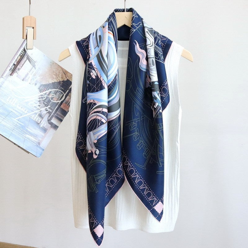 Horse Silk Square Scarf
