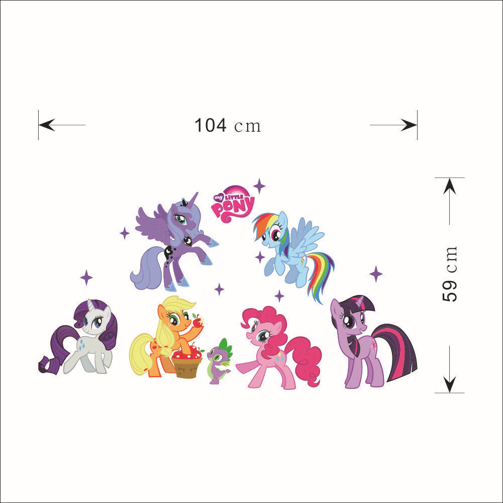 Removable Wall Stickers My Little Pony