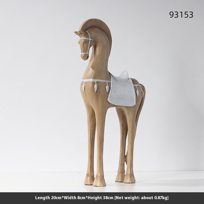 Hallway Decorative Abstraction Horse Sculpture
