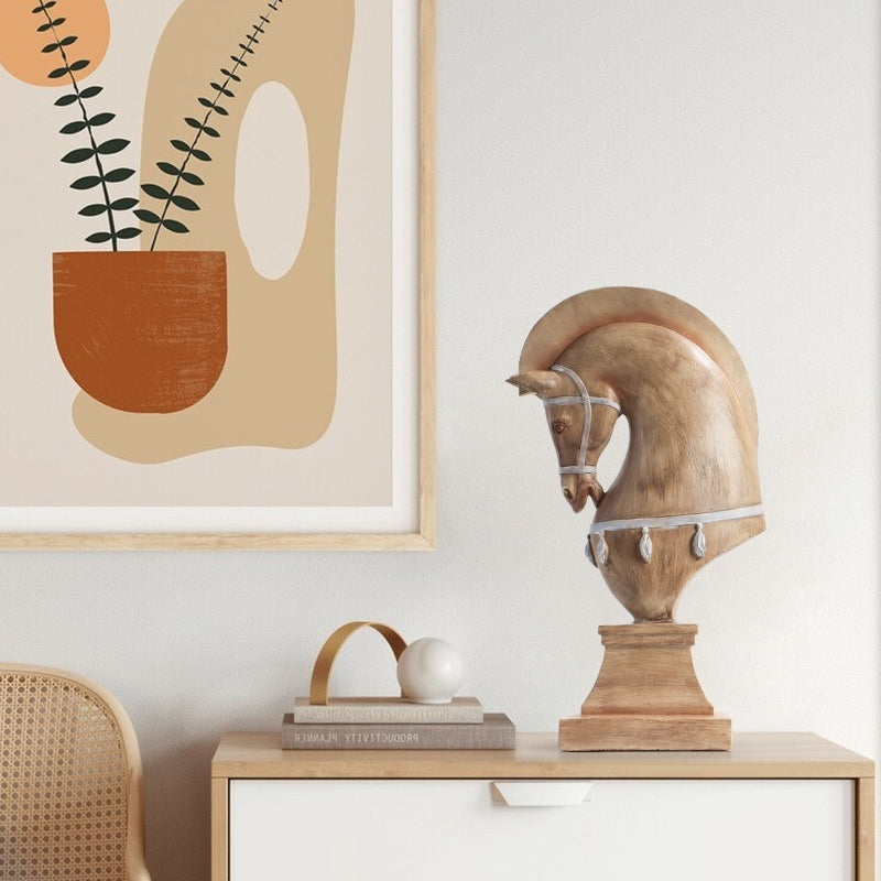 Hallway Decorative Abstraction Horse Sculpture