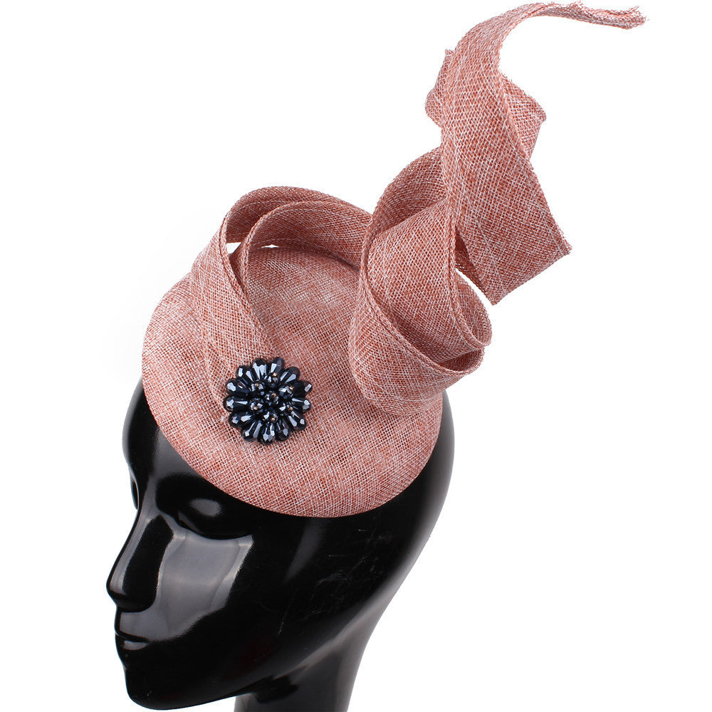 Linen Top Hat with Flexible Strips