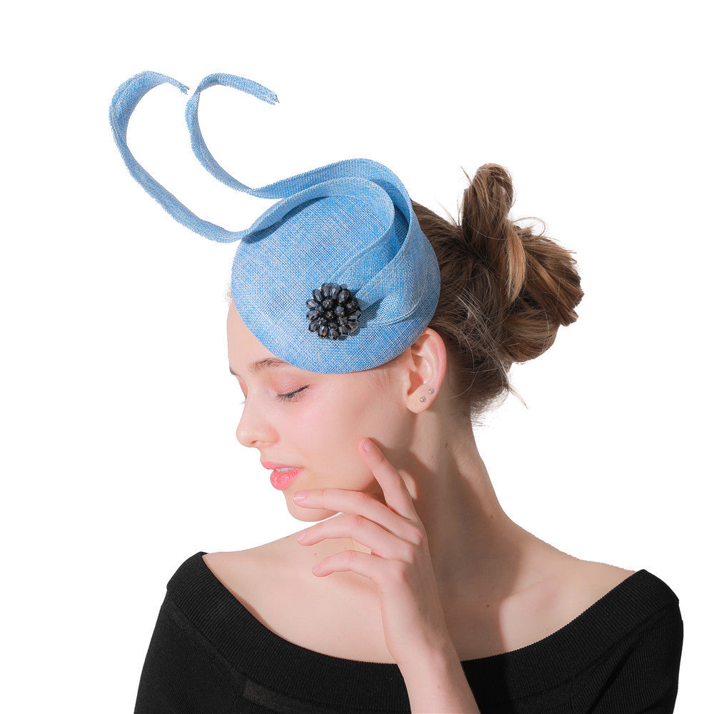 Linen Top Hat with Flexible Strips