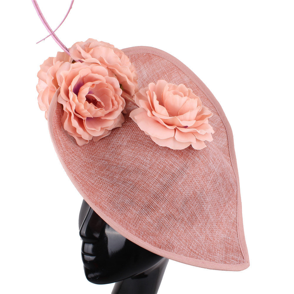 Vertical Flower Derby Hat