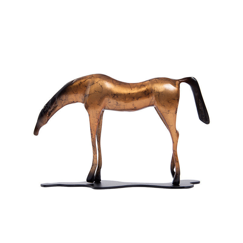 New Chinese Bronze Horse Light Luxury Ornament Home Furnishing