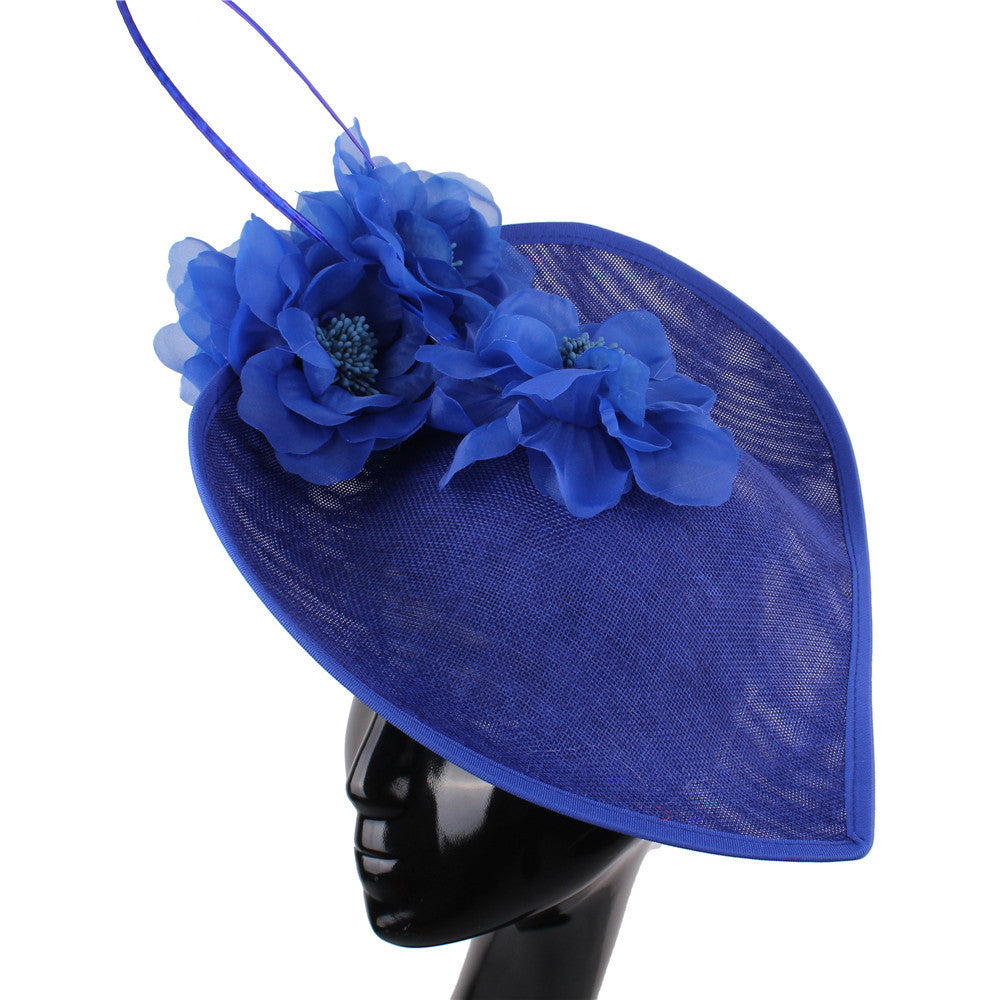 Vertical Flower Derby Hat