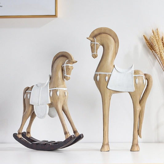 Hallway Decorative Abstraction Horse Sculpture