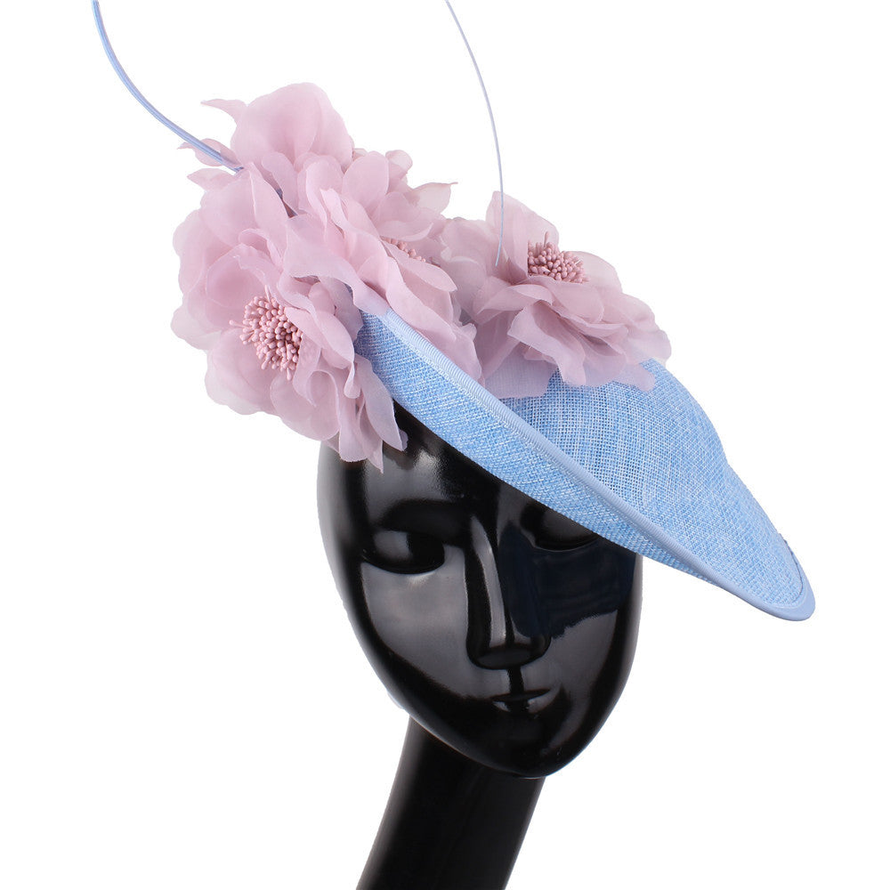 Vertical Flower Derby Hat