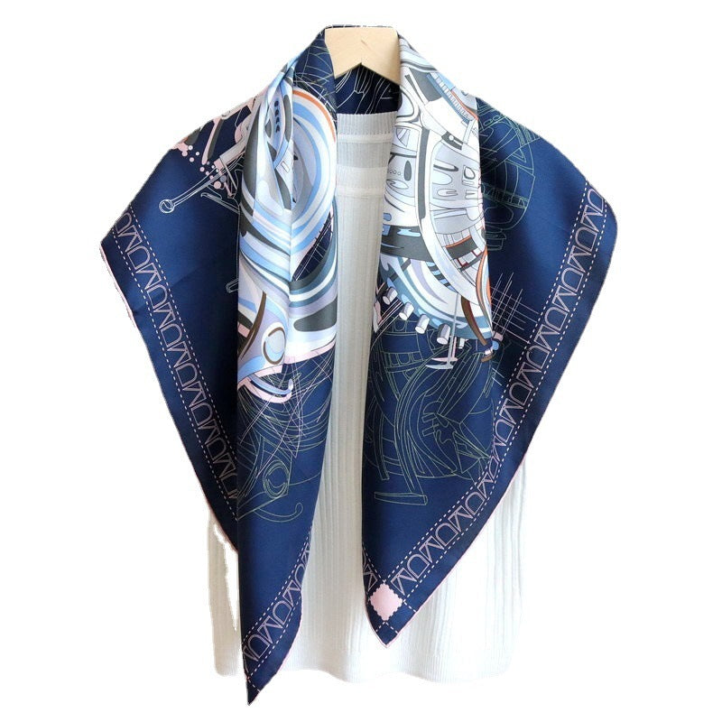 Horse Silk Square Scarf