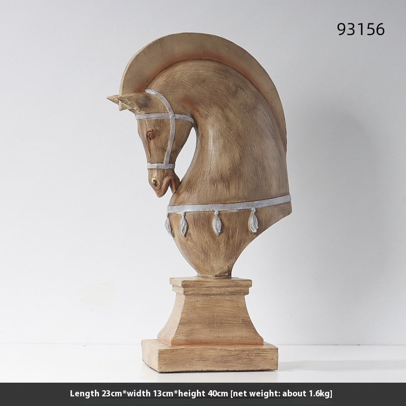 Hallway Decorative Abstraction Horse Sculpture