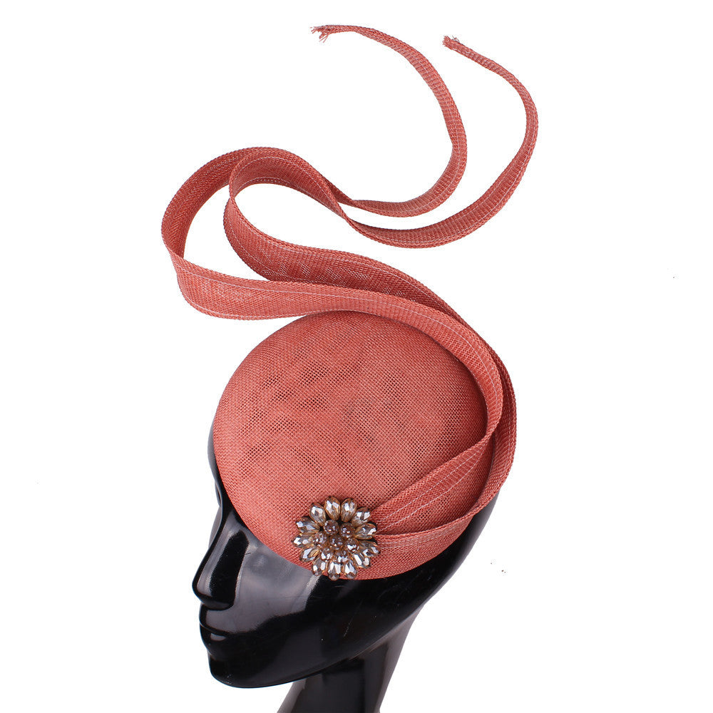 Linen Top Hat with Flexible Strips