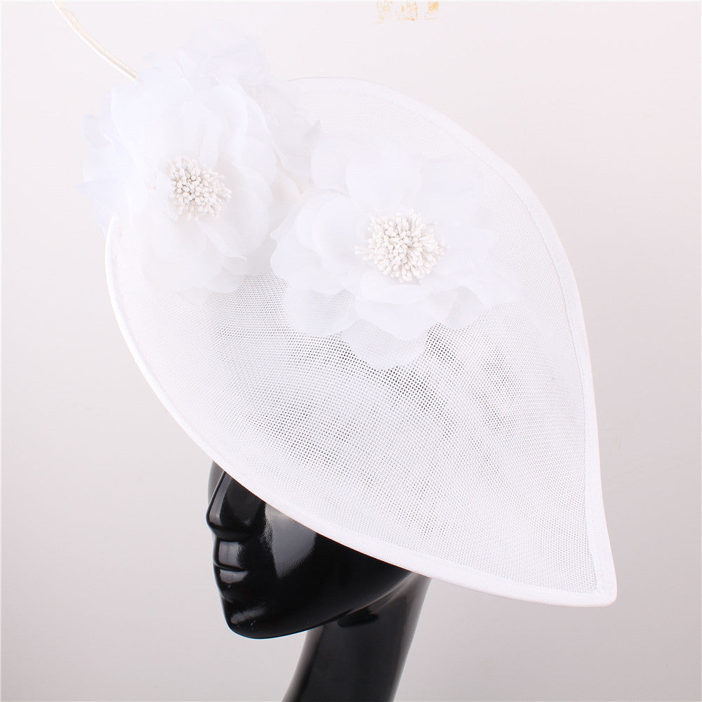 Vertical Flower Derby Hat